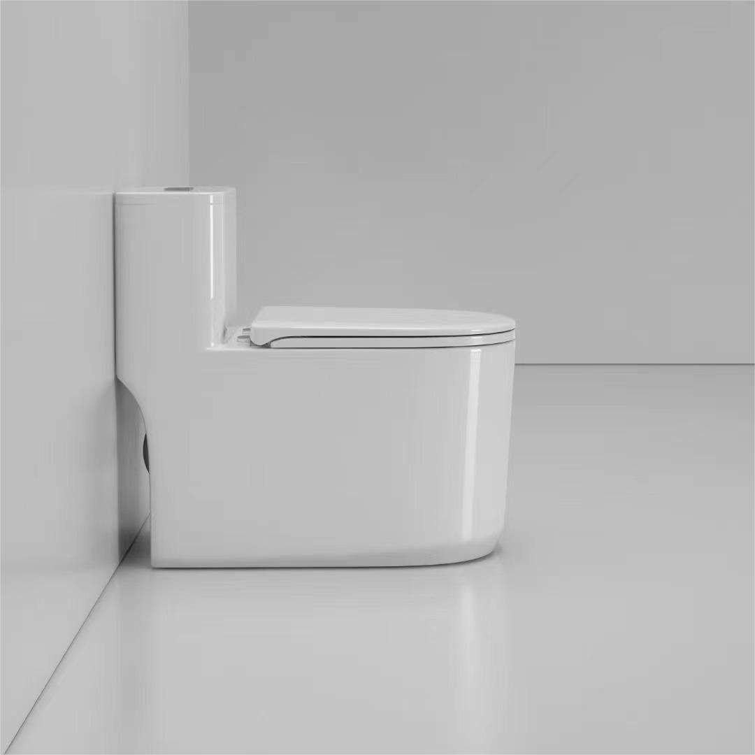 Household toilet, flush toilet, anti-odor and anti-splash water, super cool siphonic water-saving, silent large pipe, anti-clogging seat toilet details Picture