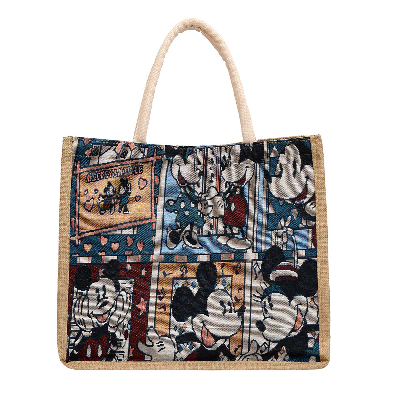 The 2024 new Mickey Mouse single-shoulder handbag is a versatile and large-capacity tote bag for women Item Picture
