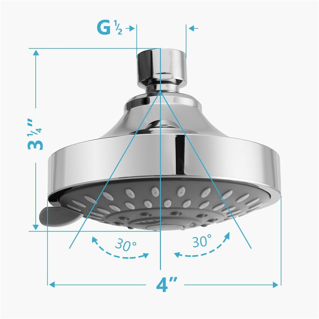 The new multi-functional hand-held shower head can be adjusted into the wall-mounted plastic water distributor and the top nozzle for cross-border e-commerce details Picture