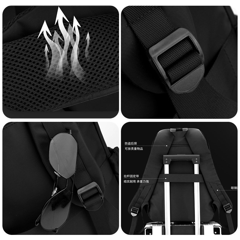 WEPOWER's new men's large-capacity backpack, business computer bag, college student schoolbag and travel backpack Application Scenario