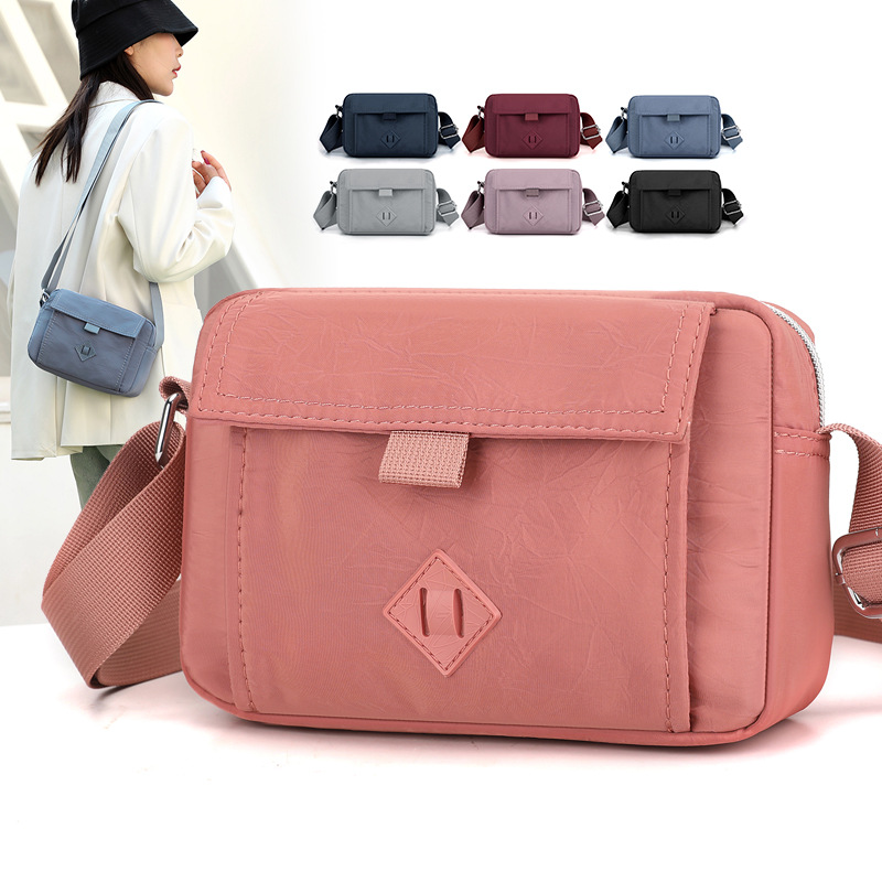 Colorful Fox custom LOGO women's single-shoulder bag, Korean-style fashionable and trendy crossbody bag, mobile phone key case full figure