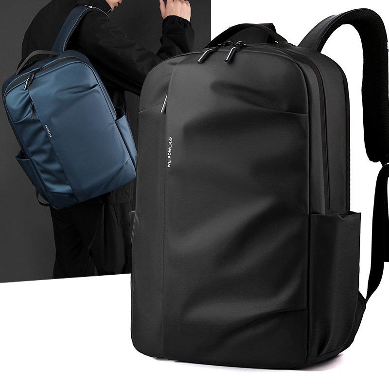 WEPOWER's new lightweight and large-capacity backpack is a high-end student backpack for commuting, simple and casual hand-held backpack full figure