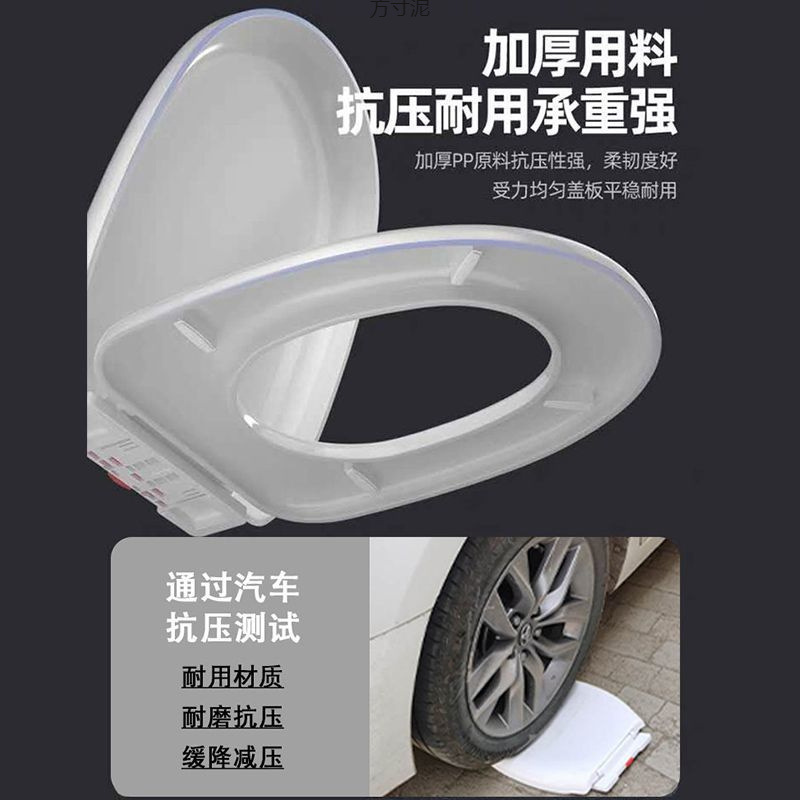Universal thickened household slow-lowering old-fashioned U-shaped V durable toilet cover, toilet seat accessories Application Scenario