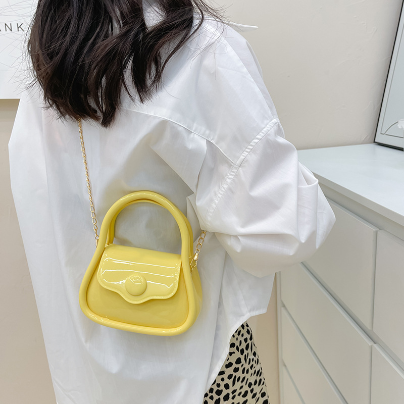 Macaron jelly bag, Guka gift bag, small and exquisite chain bag, mini xiaolongbao, hand bag, shoulder crossbody Specification drawing