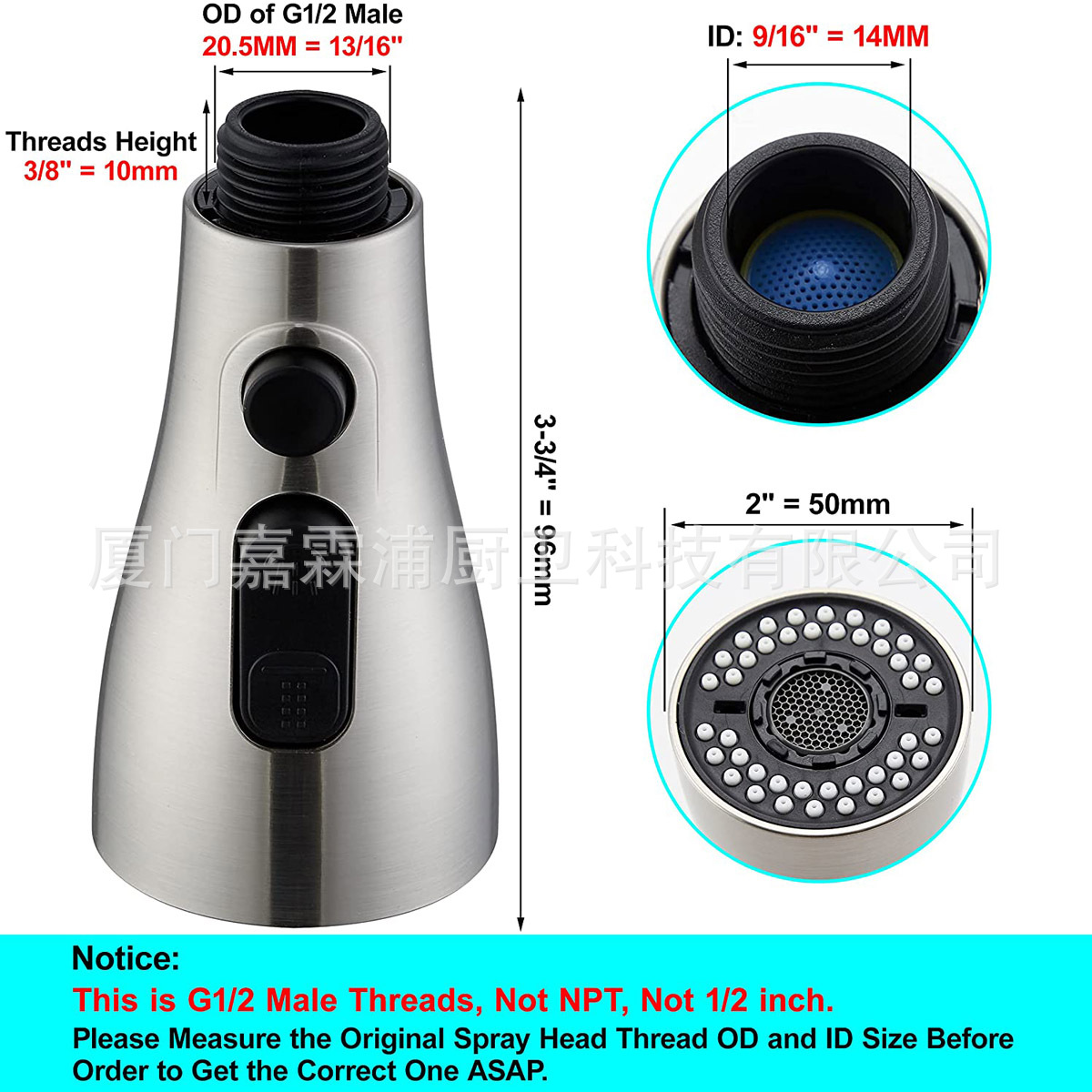 Cross-border kitchen sink, three-function, double-blade water, mesh water, small waist, pull-out faucet, shower head Application Scenario