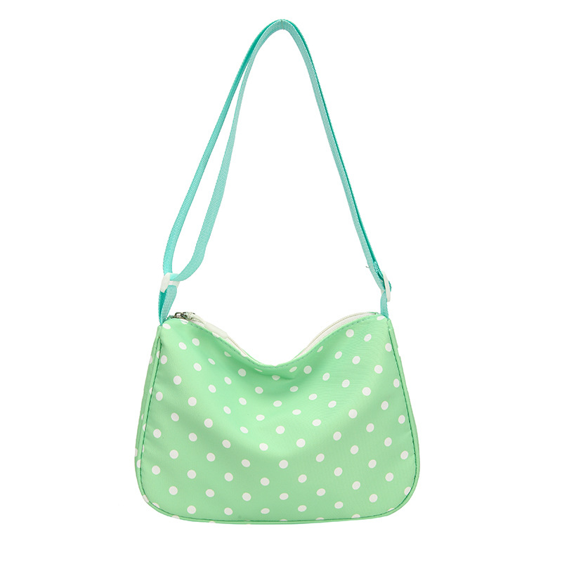 A new niche design bag for women in the summer of 2023, a fresh and spotted bag for students, a casual single-shoulder crossbody bag Item Picture