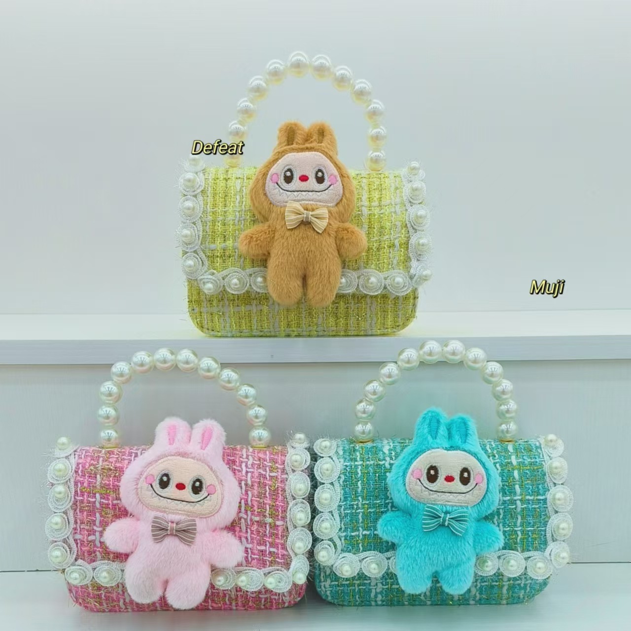 Kapipala children's bags, pearl handbags, princess bags, crossbody accessories, girls' lucky money bags, chain small square bags Application Scenario
