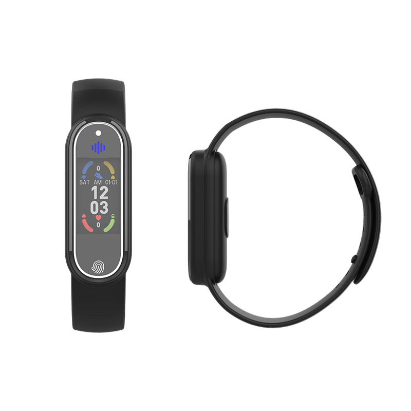 The new cross-border Q3 smart bracelet features multiple functions such as health and exercise step counting, electronic mosquito repellent, heart rate and blood pressure monitoring Item Picture