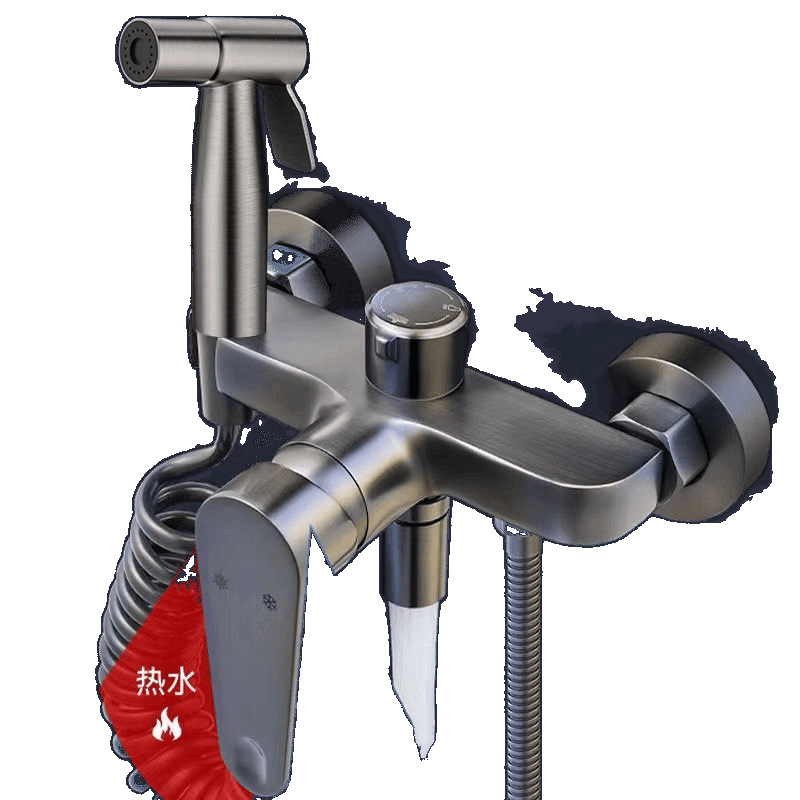 Shower head set, ceiling-free shower room, simple split-type pressurized copper shower with spray gun [Manufacturer] Item Picture