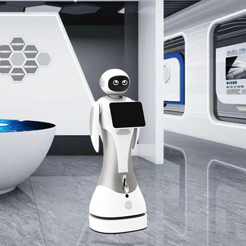 Large-scale welcoming and reception robot museum exhibition hall service hall consultation, explanation, voice dialogue, facial recognition Application Scenario