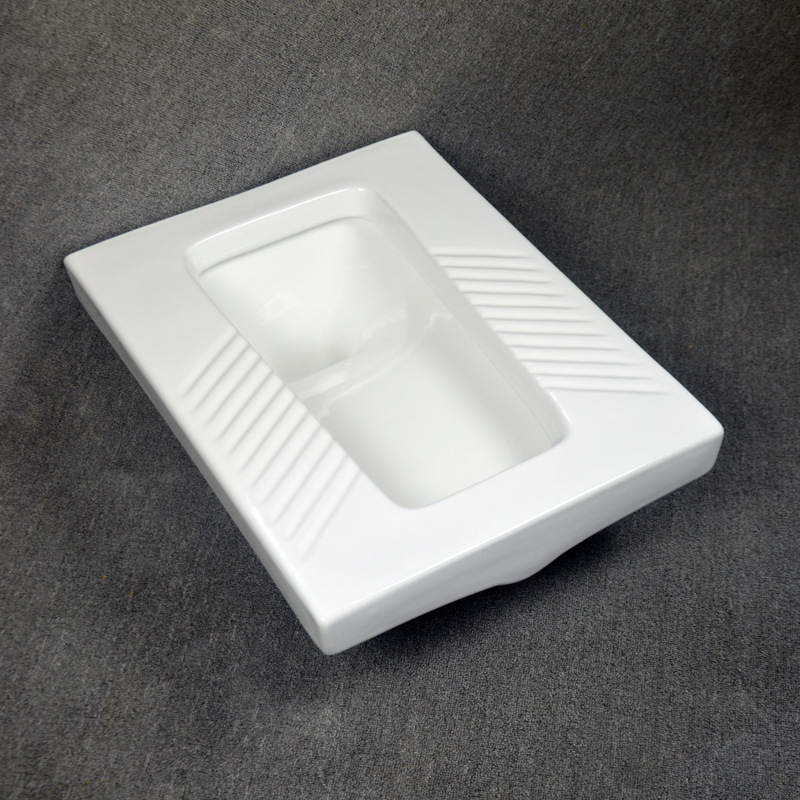 58.5 long, large-sized high-temperature ceramic squat toilet with curved pipe, squat toilet, toilet pit, toilet bowl, Jinbaisheng Sanitary Ware Application Scenario