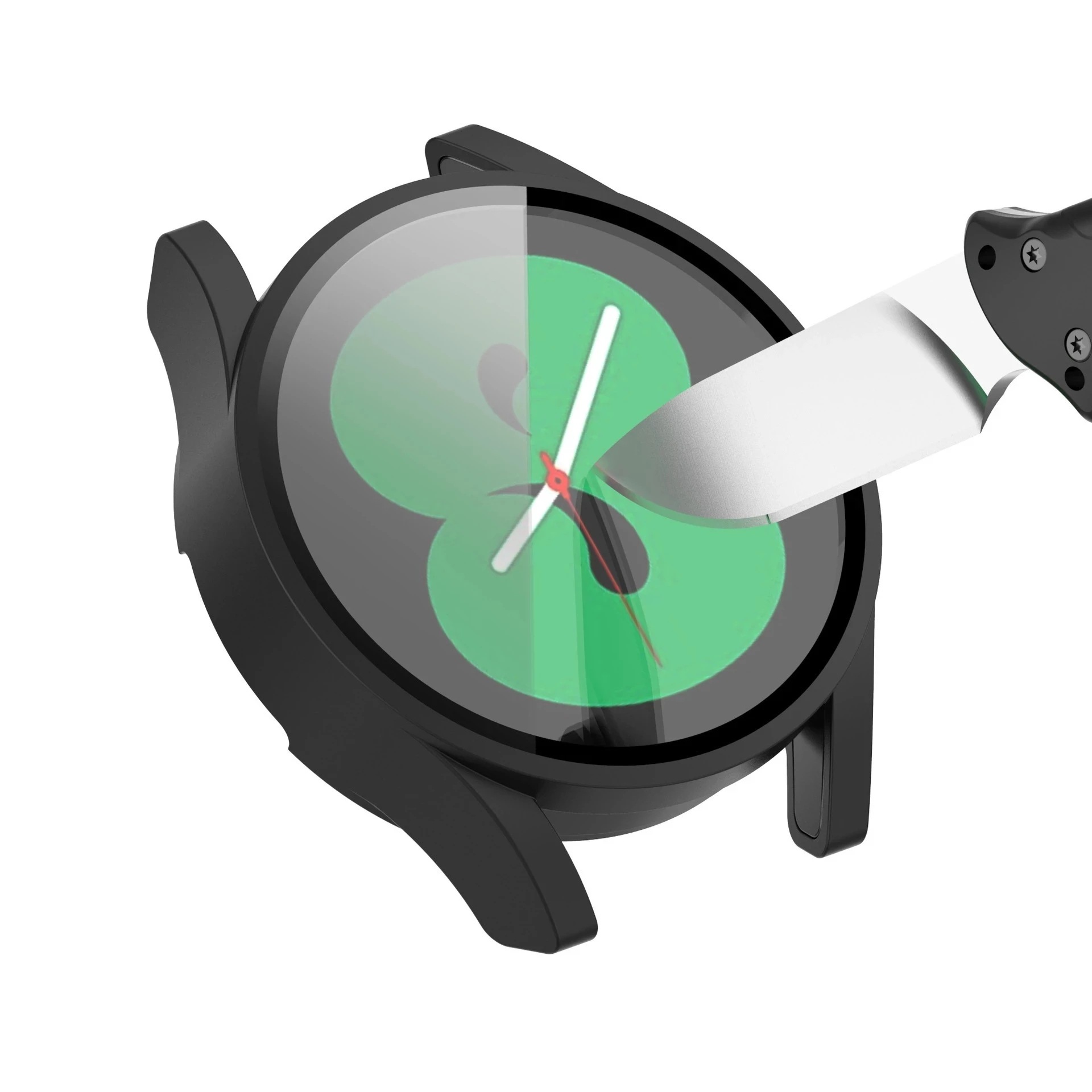 Applicable to Samsung galaxy watch4 integrated watch case 40mm/44mm PC+ tempered film watch case Application Scenario