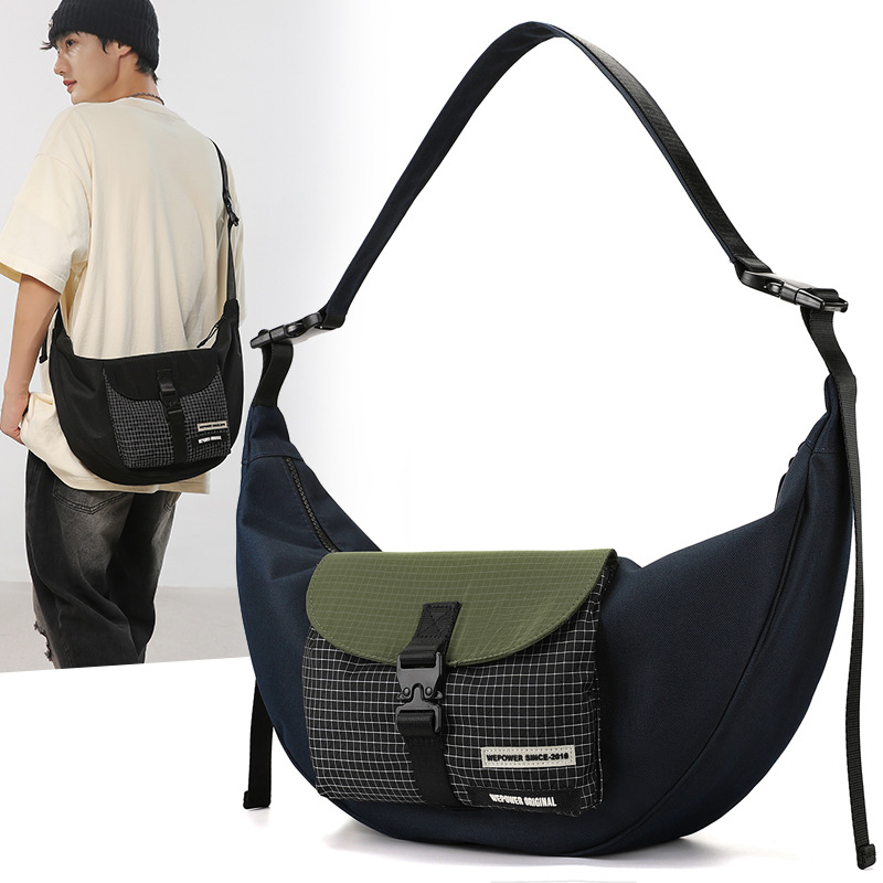 WEPOWER's new unisplendour dumpling bag, fashionable single-shoulder bag, lightweight outdoor large-capacity versatile crossbody bag full figure