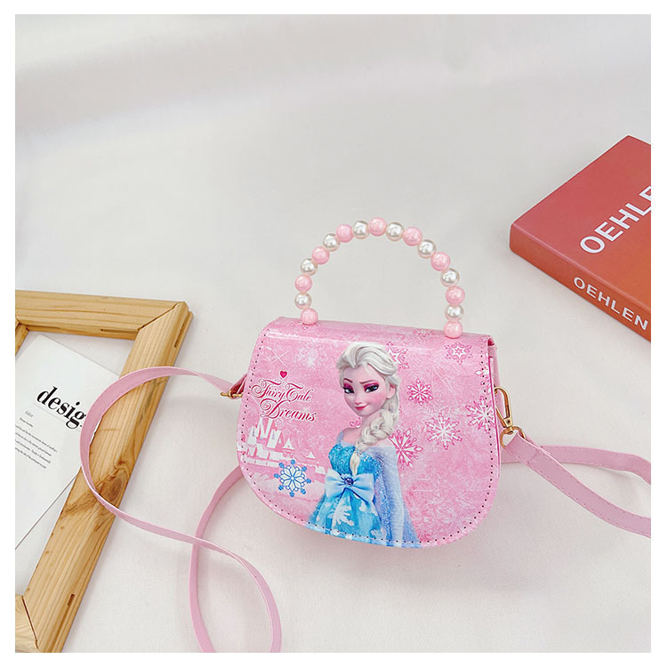 New foreign trade ice and snow princess handbag, girls' bag, Aisha crossbody single-shoulder hand-held coin purse Application Scenario