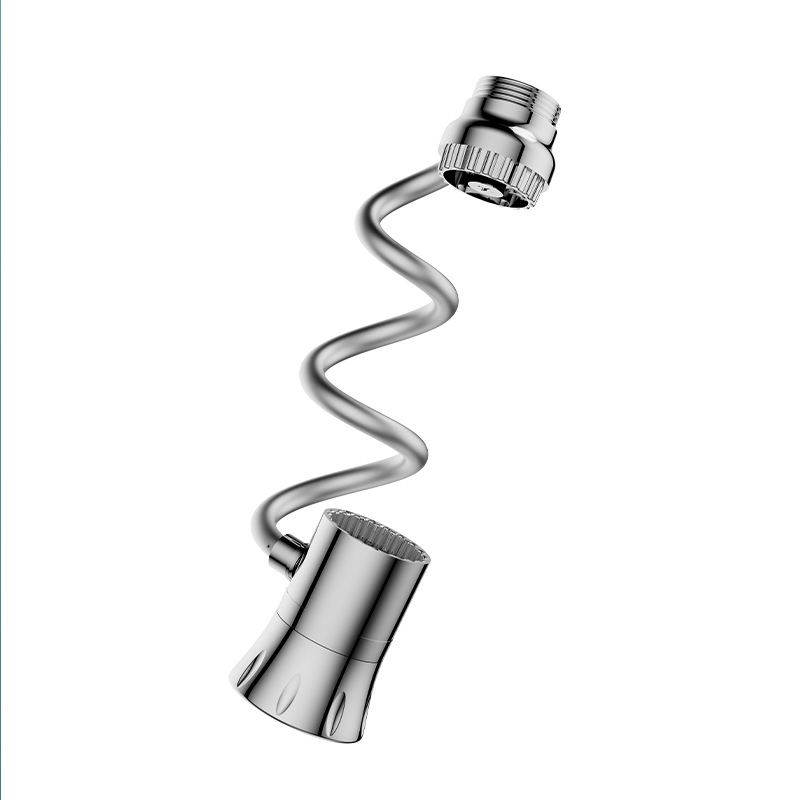 Patented upgraded metal pull-out gadget, three-speed faucet extender, pressure-increasing and splach-proof, suitable for kitchens and bathrooms Application Scenario