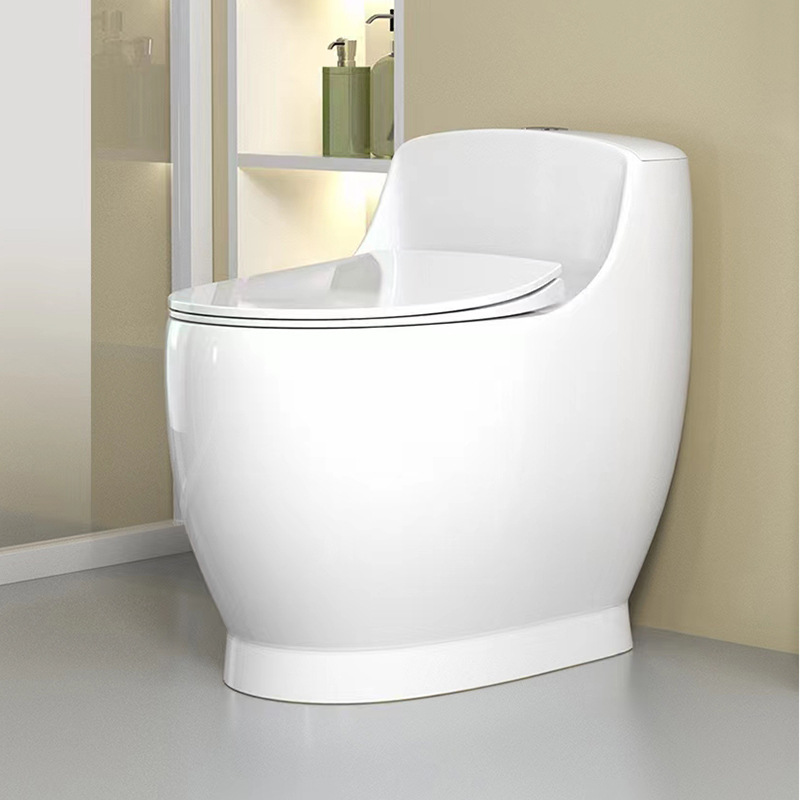 Large-diameter siphonic super vortex egg-shaped toilet, ceramic toilet for hospitals, hotels and schools, wholesale of toilet projects Application Scenario