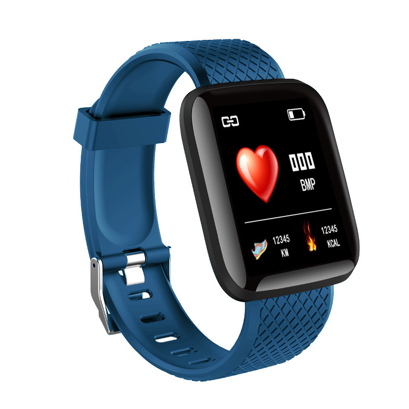 116plus Smart bracelet Color Screen D13 Heart rate and blood pressure detection message reminder Bluetooth cross-border wholesale foreign trade Specification drawing