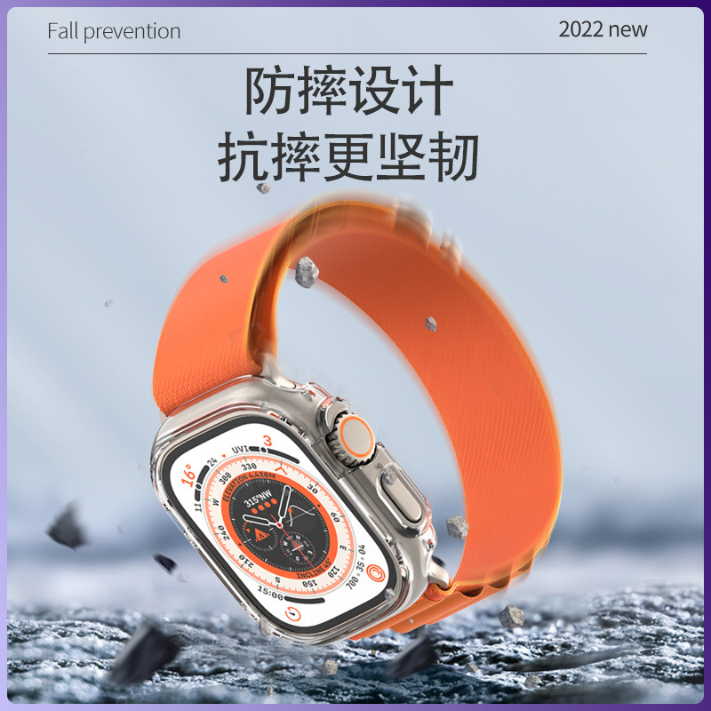 Newly launched Apple watch8Pro PC hollowed-out shockproof and wear-resistant Apple Watch case details Picture