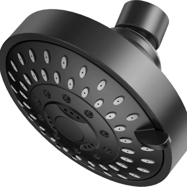 Cross-border American 4-inch concealed five-speed water-saving small top shower head, bathhouse and hotel shower head wholesale Item Picture