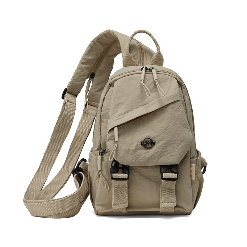 2025 New style chest bag, backpack, men's and women's simple and versatile crossbody bag, multi-functional single-shoulder bag, lightweight backpack details Picture