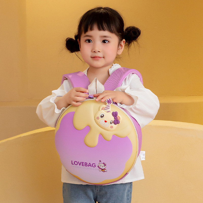 Children's hard shell schoolbags, cartoon eggshell backpacks for kindergarten kids, boys' and girls' travel backpacks, gift backpacks Specification drawing