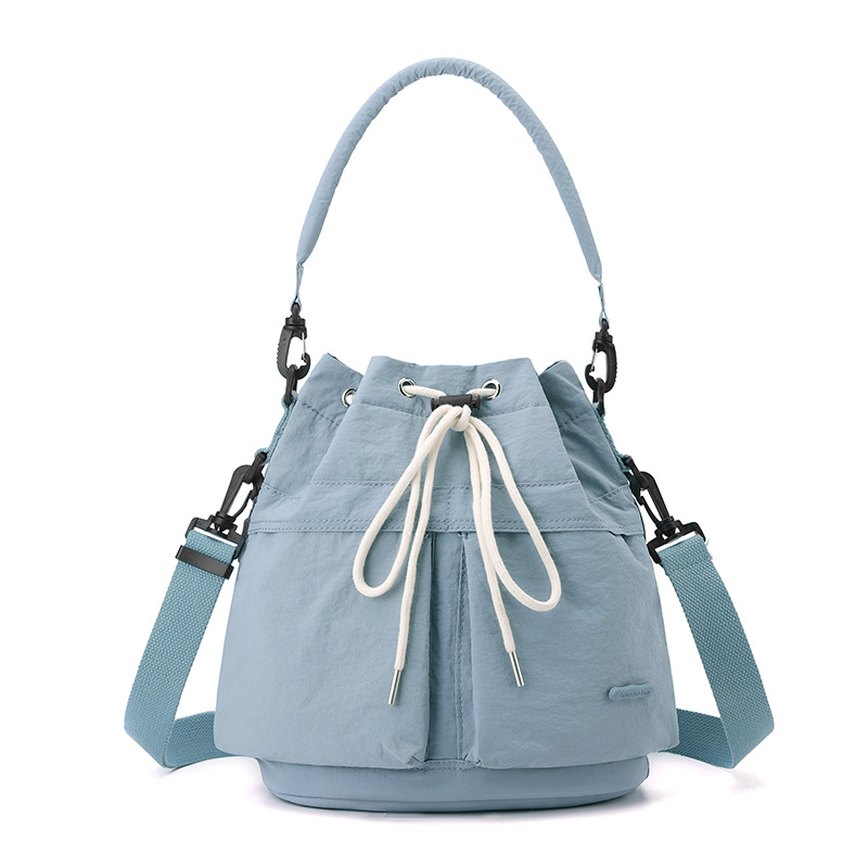 Colorful Fox Korean niche design women's small pouch, single-shoulder crossbody handbag, commuter bucket bag Item Picture