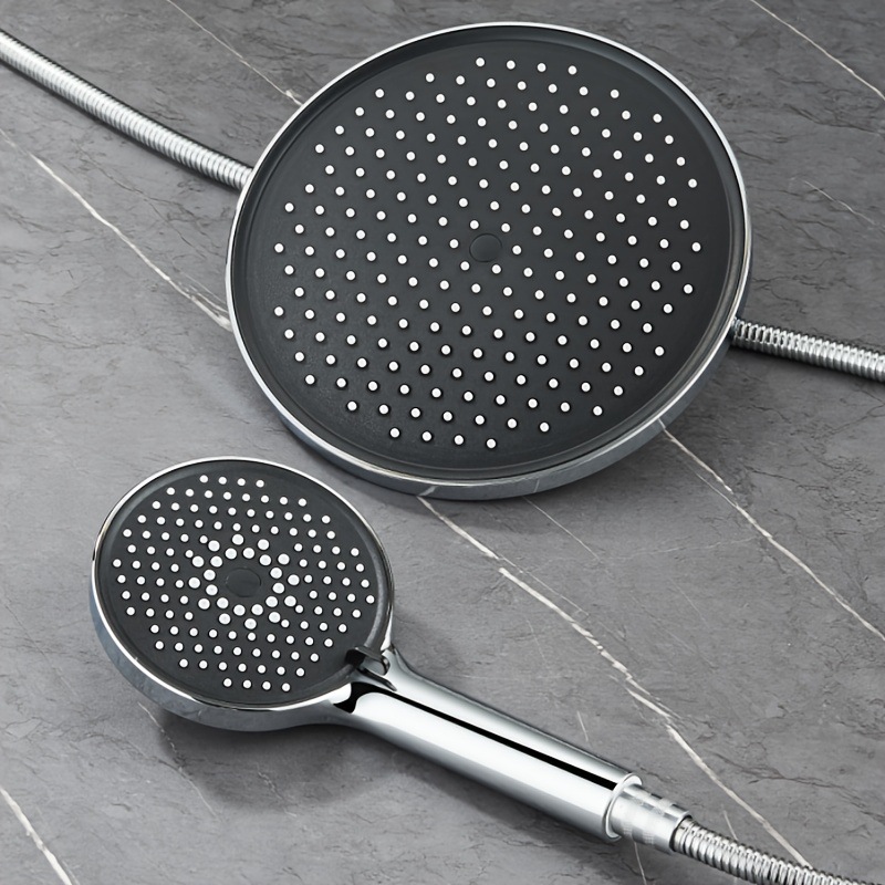 Pressurized energy-saving large panel shower head, shower water heater, bath faucet, bathroom rain shower, hand-held pressurized lotus Item Picture