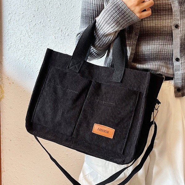 Large-capacity single-shoulder bag, 2024 new style trendy and versatile down crossbody bag, shoulder strap handbag, tote hand-held canvas bag details Picture