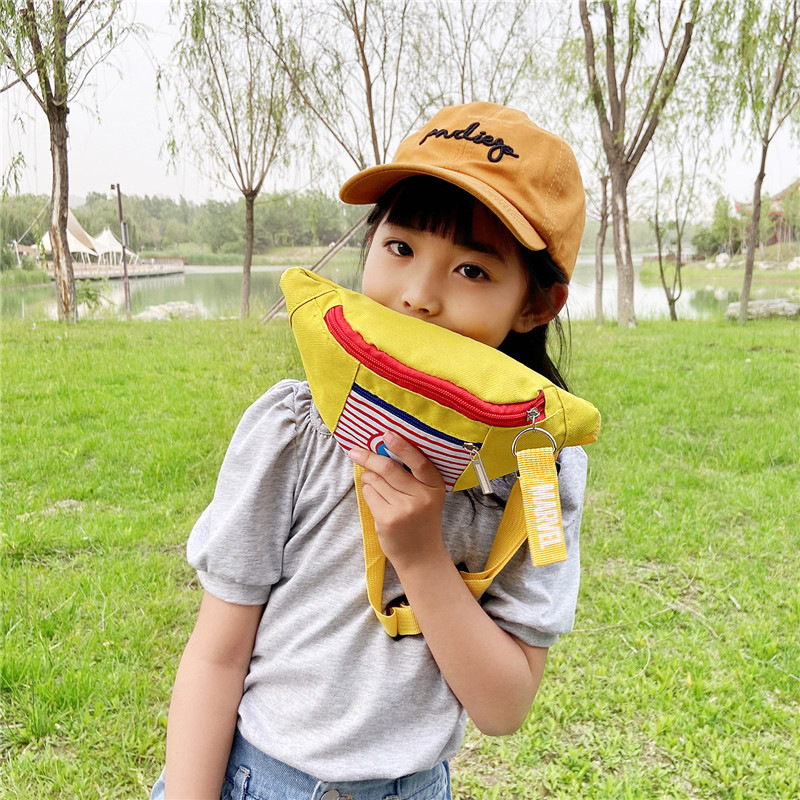 2022 New mini printed single-shoulder bag, cartoon anime waist bag, crossbody bag, cute chest bag, Harajuku style neutral details Picture