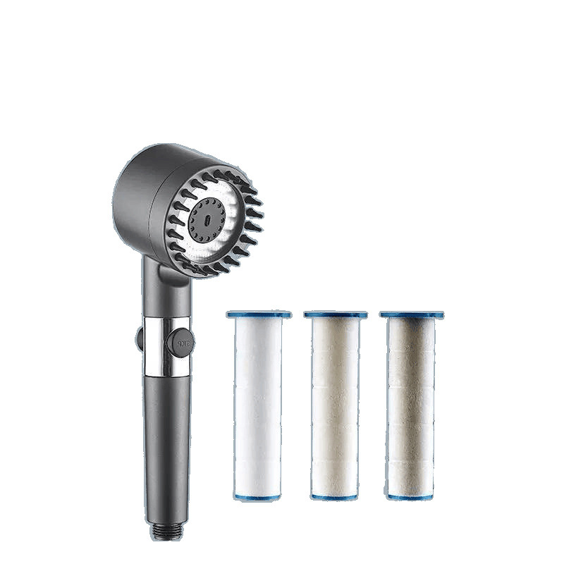 Pressurized shower head, household showerhead, shower filter, massage, bath, shower head, free shipping, minimum order quantity: one piece Item Picture