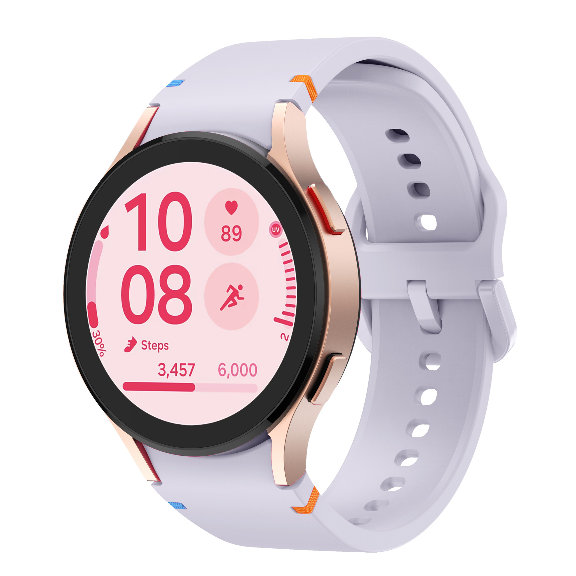 This is suitable for replacing the curved seam plain texture of the watch strap on Samsung watch7, watchFE, watch6 and watch5 Specification drawing