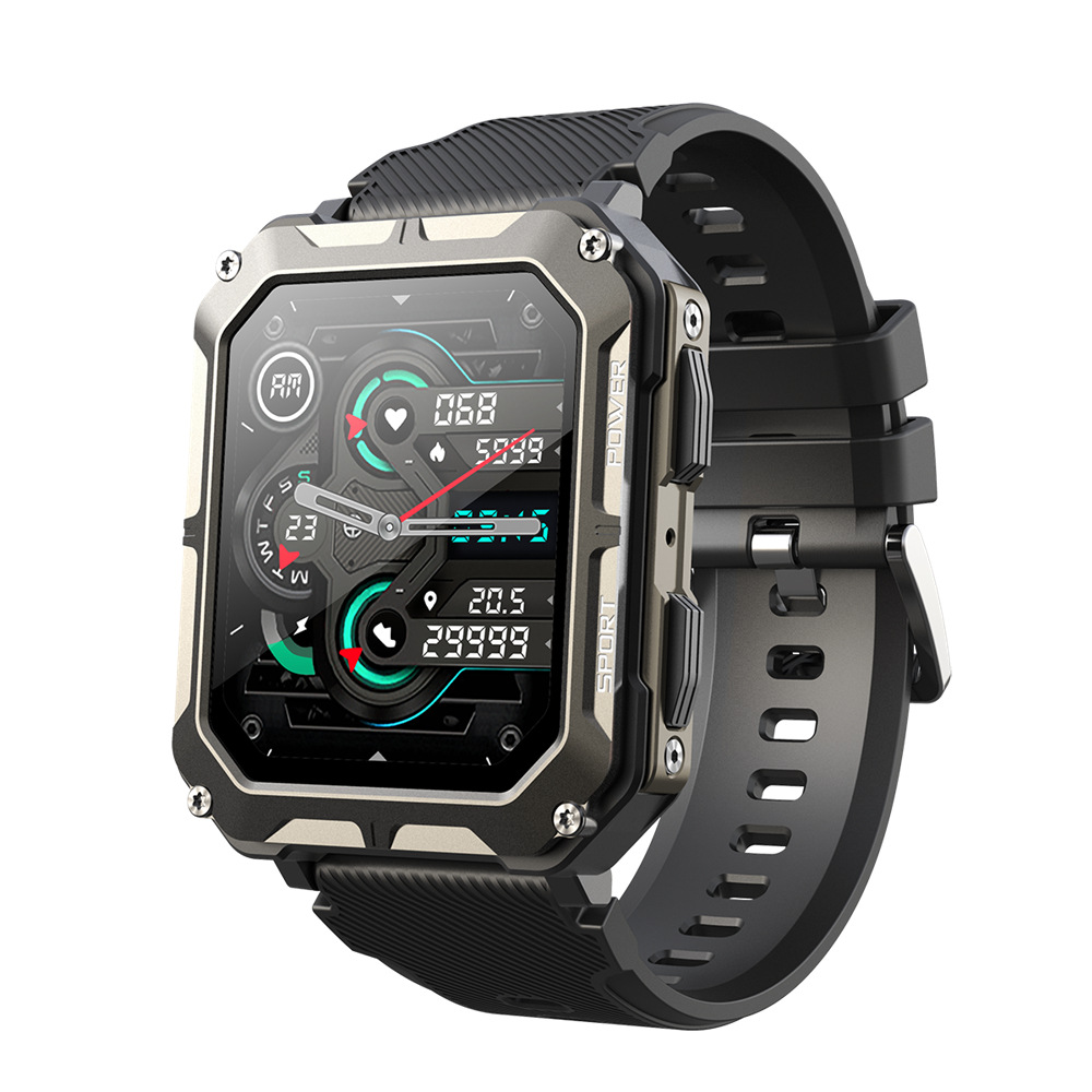 Cross-border new product C20PRO Bluetooth call smartwatch, sports, heart rate, blood pressure, sleep, strong battery life, factory direct sales full figure