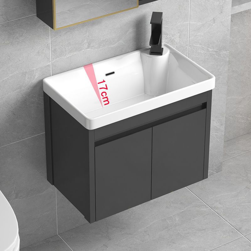 Bathroom cabinet, small-sized bathroom washbasin, washbasin combination, ceramic integrated washbasin, balcony, space, simple and new Application Scenario