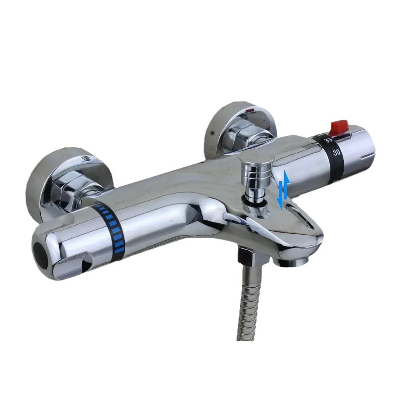 Intelligent thermostatic valve, cold and hot water mixing valve, concealed mixing valve, shower thermostatic valve, solar water heater mixing valve Item Picture