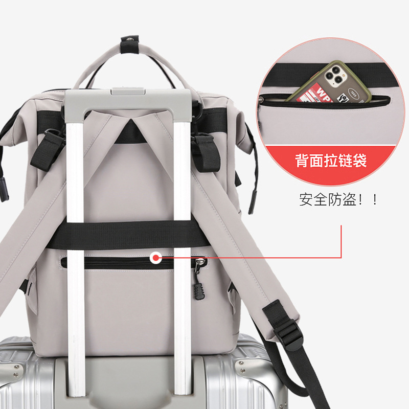 Factory wholesale of in-stock mommy bags, sturdy and wear-resistant, with high appearance standards, baby and travel bags, large-capacity mommy bags, and heat preservation Specification drawing
