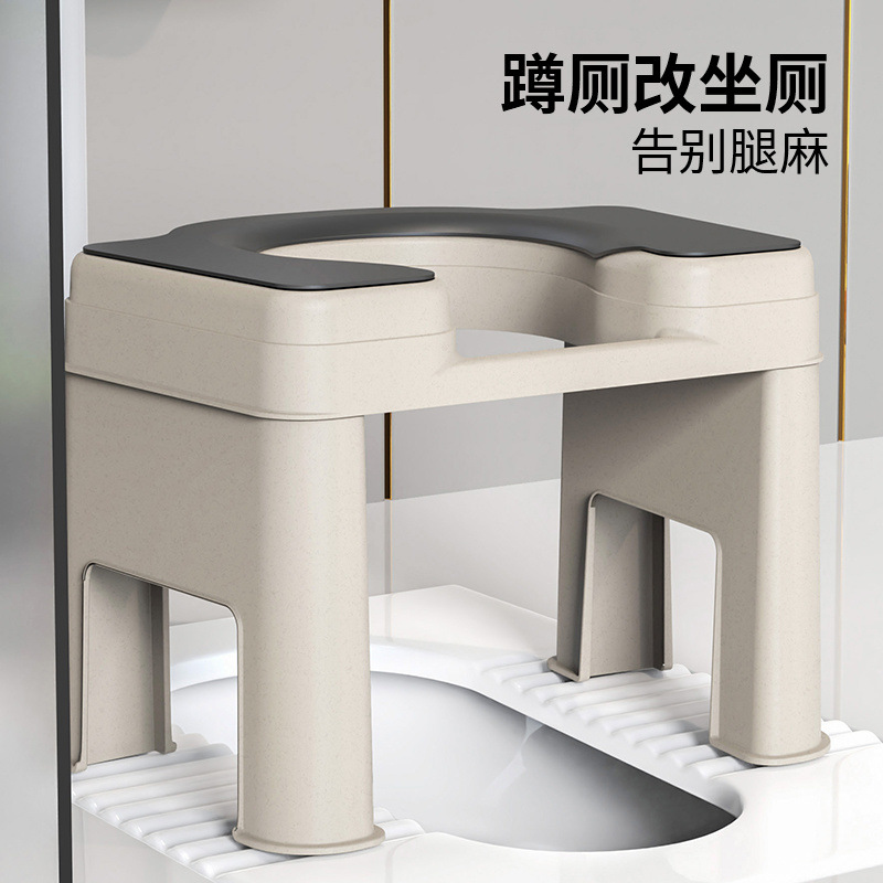 Children's squat toilets and toilet bowls have been replaced with toilet chairs. Pregnant women use toilet stools. Anti-slip, simple and thickened toilet stools for the elderly Application Scenario