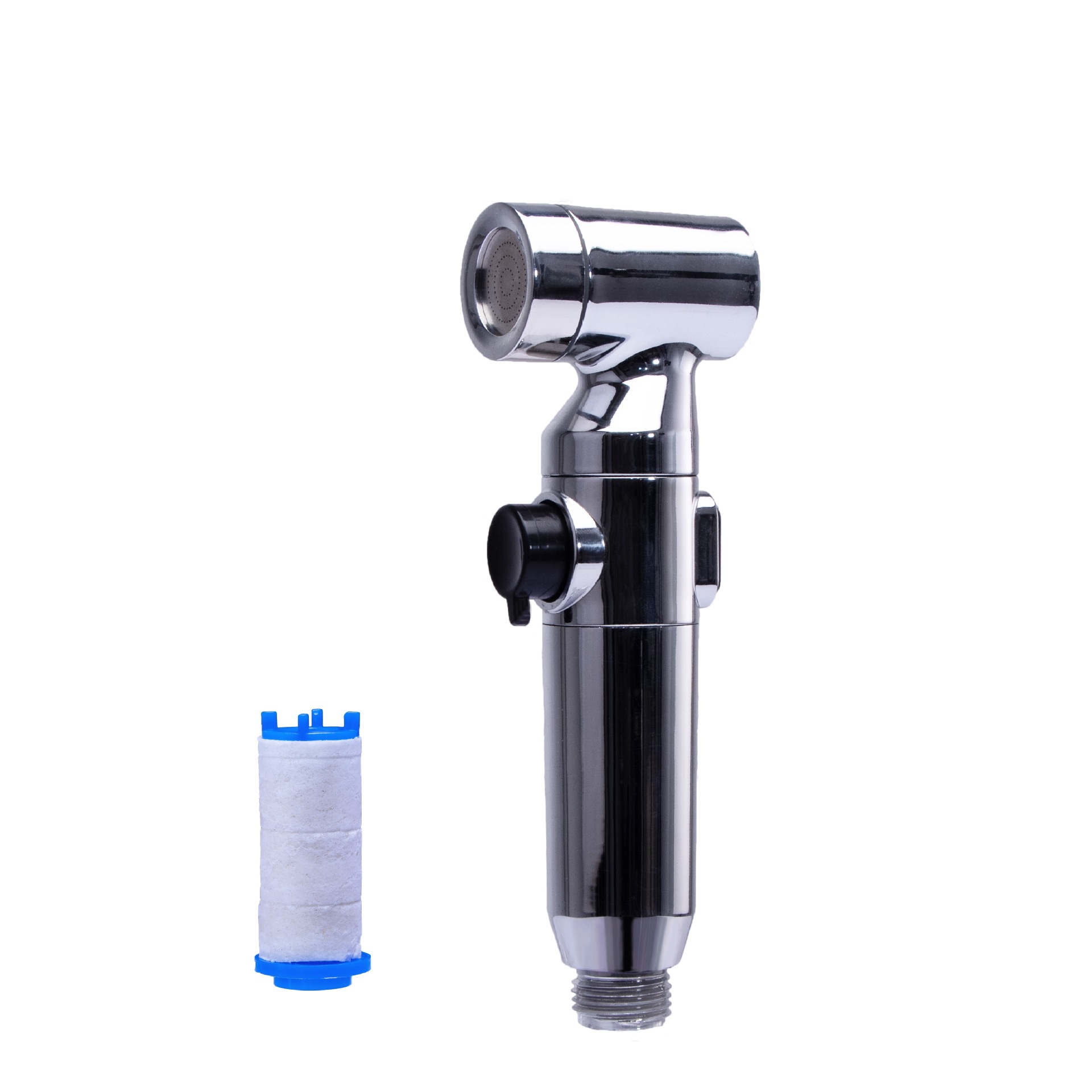 Black foreign trade ABS toilet companion, women's washer, booster set, farting washer, household bathroom filter spray gun Item Picture