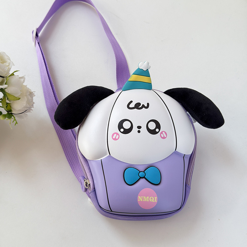 The new children's chest bag features a cute panda and a niche design. The single-shoulder bag for boys and girls is fashionable and trendy in spring. The crossbody bag trend is trendy Specification drawing