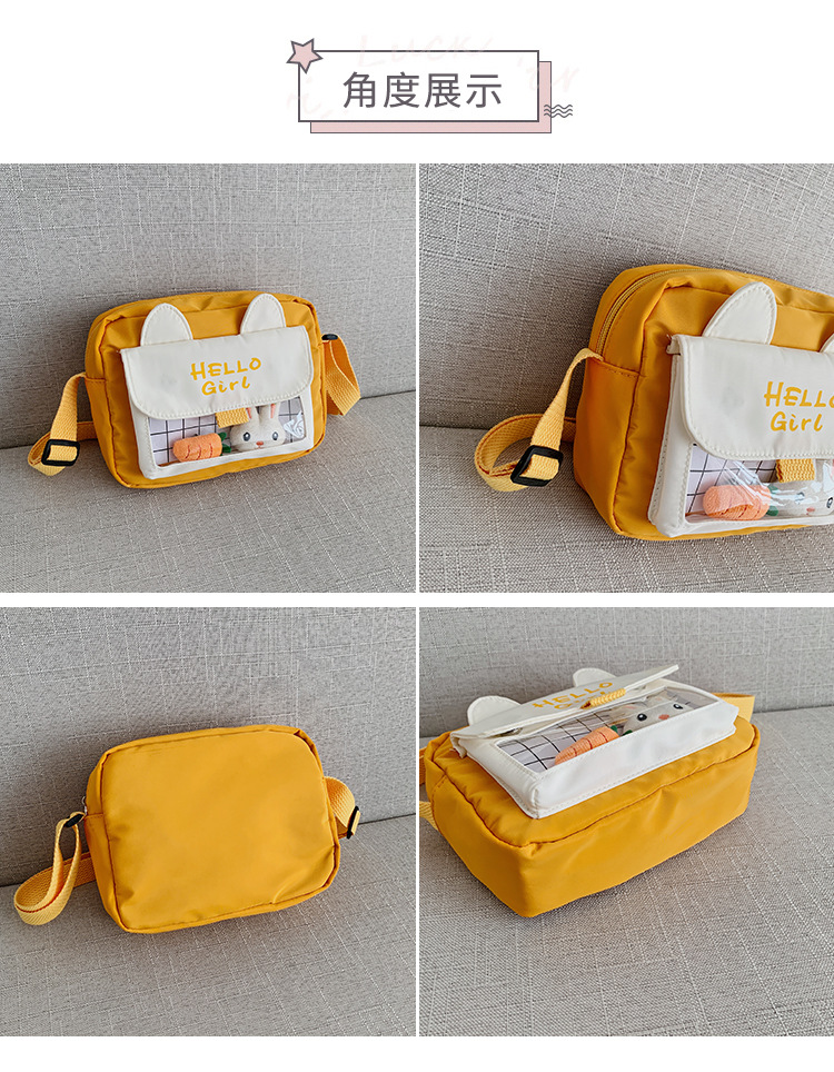 New ins cute and fresh forest-themed flower small bag, Japanese retro girlish student crossbody bag Application Scenario