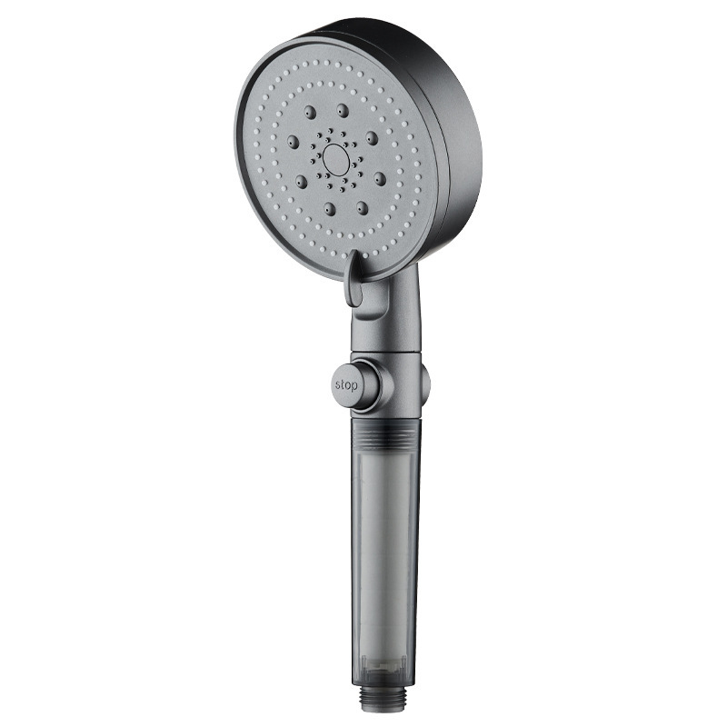 Shower head set, shower head, shower filter, showerhead, five-speed pressurized showerhead, handheld showerhead, bathroom Item Picture