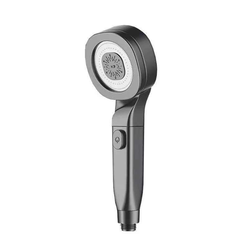 Skin-beautifying and pressure-increasing showerhead, three-speed one-button water stop, super powerful household bath water heater and showerhead set Item Picture