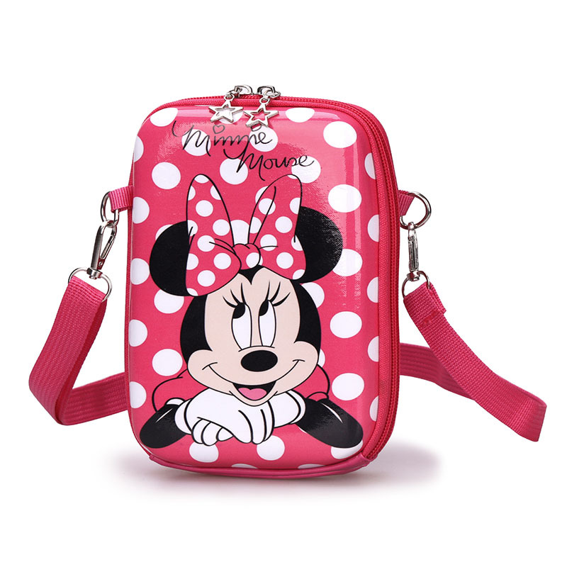 Cute cartoon Mickey and Minnie eggshell bag small backpacks, trendy small bags for boys and girls aged 1-6 in kindergartens Item Picture