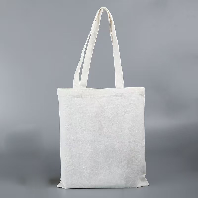 热转印帆布袋 环保购物袋定 制空白涂鸦手提帆布包印图片