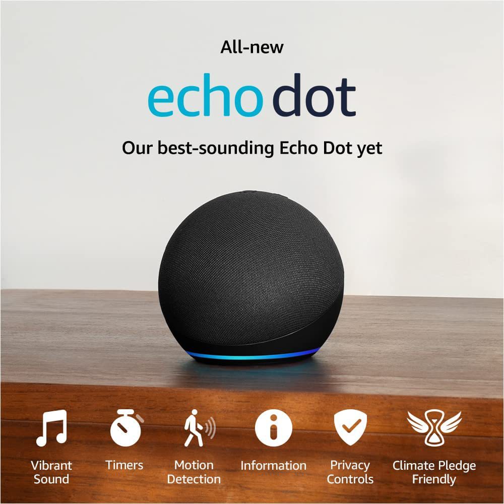 Amazon Echo dot 5th generation supports Alexa for learning English WIFI smart Speaker 5th Generation 4th generation details Picture