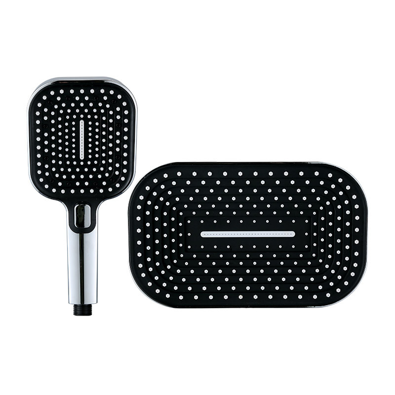 Shower head top spray bath set, three-speed pressurized nozzle, cross-border handheld simple square large panel canopy Item Picture