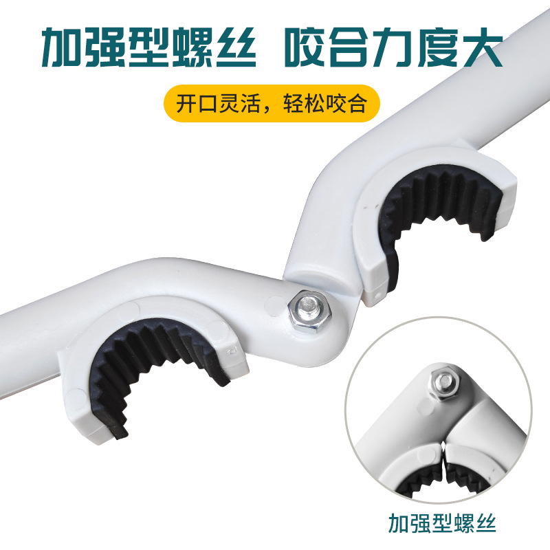 Faucet spout anti-slip foaming device, disassembly household tools, bathroom anti-slip loosening device, metal wrench for tightening Application Scenario