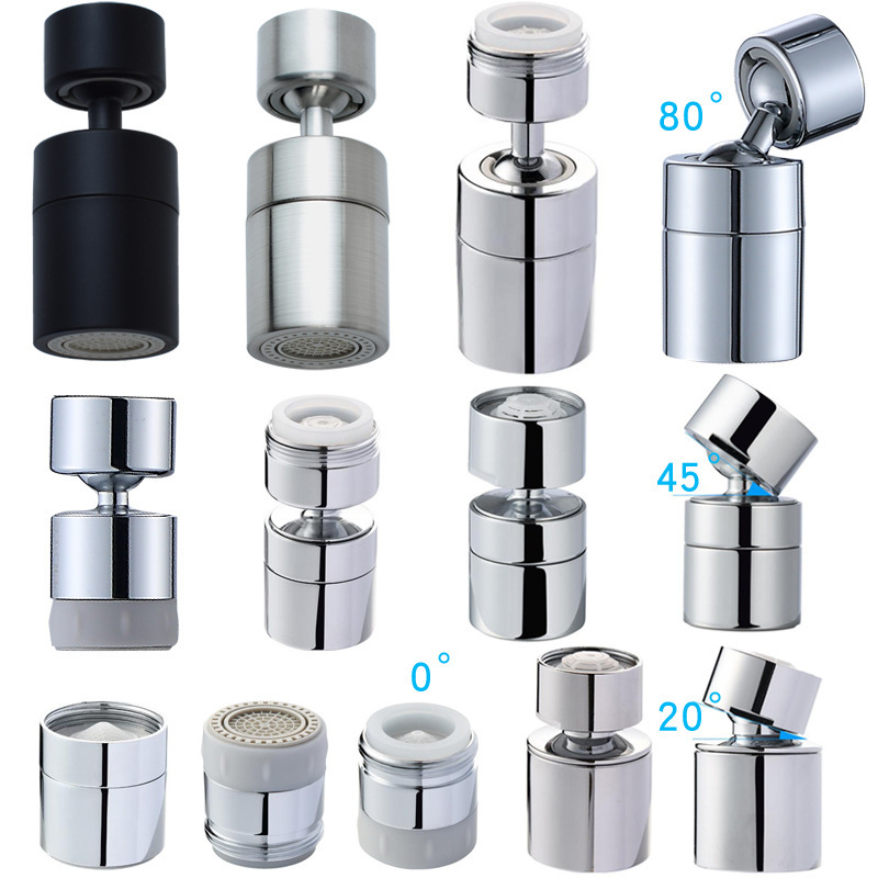 Large-angle kitchen faucet, universal bubble maker, double-speed filter screen, washbasin, washbasin, mouthwash, splash-proof faucet full figure