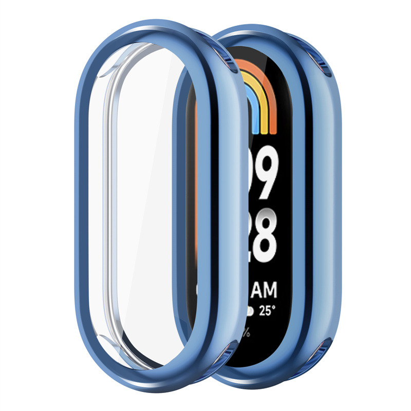 Universal electroplated soft case for Mi Band 9/10 Mi Band 9/10 all-inclusive TPU case protective cover Specification drawing