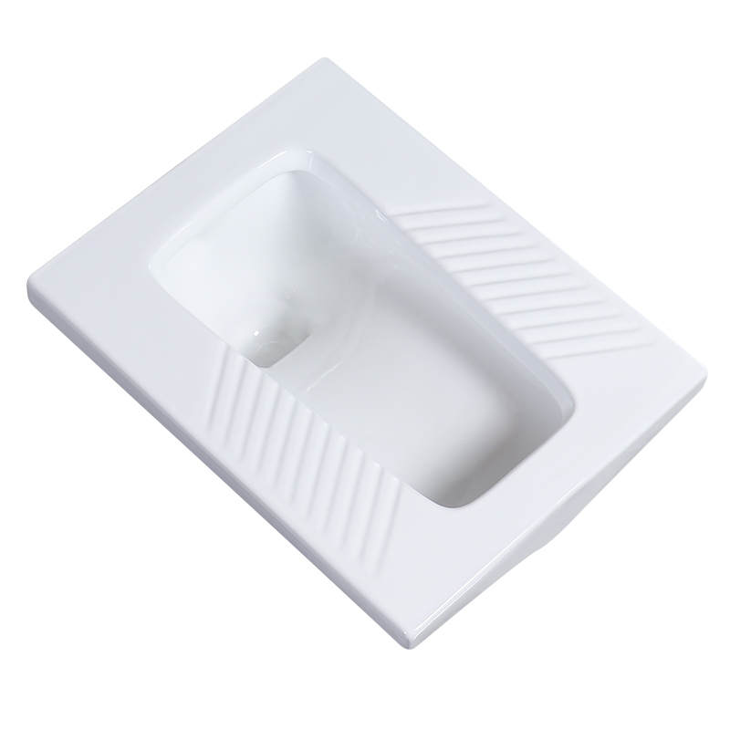 The bathroom renovation features a squat toilet with left and right side rows, front and back horizontal rows, wall rows, large pipes, large diameters, and a trap Item Picture