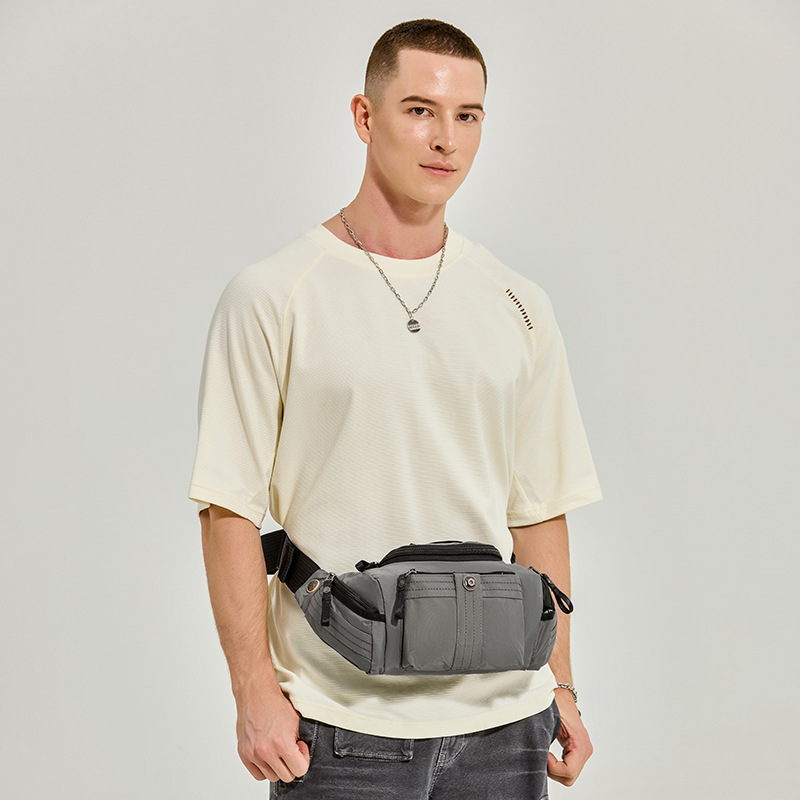WEPOWER's new outdoor sports multi-functional chest bag, casual and fashionable single-shoulder crossbody bag, and casual portable waist bag Specification drawing